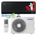 Кондиционер сплит-система Samsung GEO ﻿WindFree AR24BXFAMWKNUABDK Black Diamond