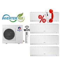 Комплект мульти-сплит система Gree GWHD(36)NK6LO R32 + Clivia Beige Stone GWH(09)AUCXB-K6DNA1A/I*3шт + GWH(12)AUCXB-K6DNA1A/I