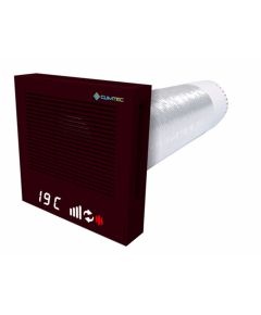 Рекуператор Climtec Quattro 200+ Standard (Чорно червоний RAL 3007)
