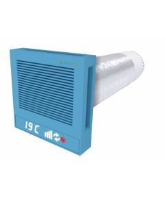 Рекуператор Climtec Quattro 100 Standard (Пастельний синій RAL 5024)