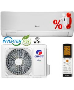 Кондиционер Gree Lomo Inverter R32 GWH24QE-K6DND2E SILVER (70 кв.м)