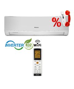 Внутрішній настінний блок Gree Lomo Inverter GWH(09)QB-K6DND2E/I Silver (25 кв.м)