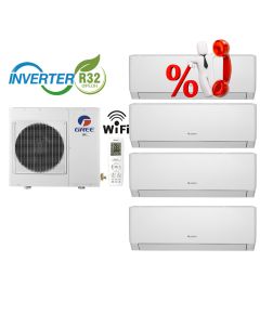 Комплект мульти-спліт система Gree GWHD(28)NK6OO R32 + Pular GWH(07)AGA-K6DNA1C/I*2шт + GWH(09)AGBXB-K6DDNA1A/I*2шт