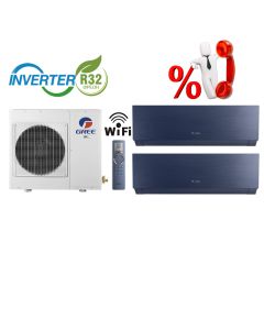 Комплект мульти-спліт система Gree GWHD(18)NK6OO R32 + Clivia Blue GWH(09)AUCXB-K6DNA1A/I*2шт