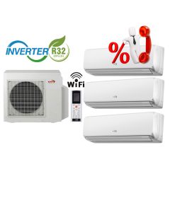 Комплект мульти-спліт система EWT Clima MXZ-3G70GAS-N8 + S-M09GAL-N8*2шт + S-M12GAL-N8