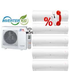 Комплект мульти-спліт система Cooper&Hunter CHML-U42RK5 + Daytona White CH-S09FTXD-WP(I)*4шт + CH-S12FTXD-WP(I)