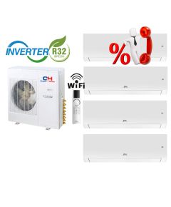 Комплект мульти-спліт система Cooper&Hunter CHML-U28RK4-NG + Nature White CH-S09FTXAN-WP(I)*4шт