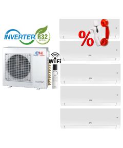 Комплект мульти-спліт система Cooper&Hunter CHML-U42RK5 + Nature White CH-S09FTXAN-WP(I)*4шт + CH-S12FTXAN-WP(I)