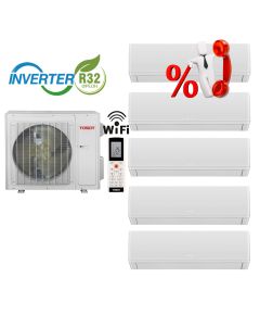 Комплект мульти-спліт система Tosot TM-42U5(O)2 + Practic Pro GN-07PR(I) + GN-09PR(I)*4шт