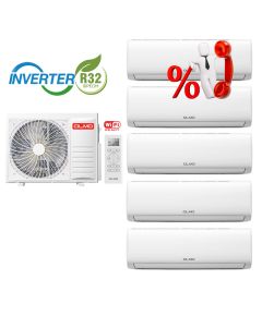 Комплект мульти-спліт система Olmo OMS-36P5E Outdoor unit + Multi Zone Deluxe OMS-07FRH2 (I)*2шт + OMS-09FRH2 (I) + OMS-12FRH2 (I)*2шт