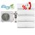 Комплект мульти-спліт система Tosot TM-28U4(O)2 + Smart GS-07DW2(I)*2шт + GS-09DW2(I)*2шт