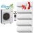 Комплект мульти-спліт система EWT Clima MXZ-5G125GAS-N8 + S-M07GAL-N8 + S-M09GAL-N8*4шт