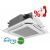 Касетний кондиціонер Gree U-MATCH GKH48K3FI/GUHD48NK3FO