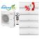 Комплект мульти-спліт система Tosot TM-42U5(O)2 + Smart GS-07DW2(I)*2шт + GS-09DW2(I)*3шт