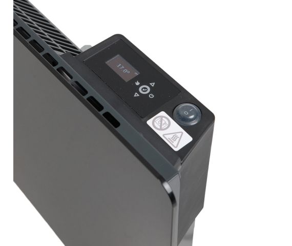 Конвектор Термія Elegant Glass ряд Smart ЕВНА-2,0/230С2T (mbg) WiFi чорний, зображення 3