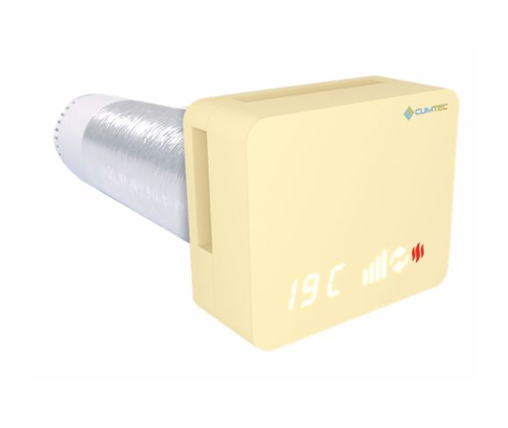 Рекуператор Climtec Optima 150 Standard (Слонова кістка RAL 1015), зображення 4