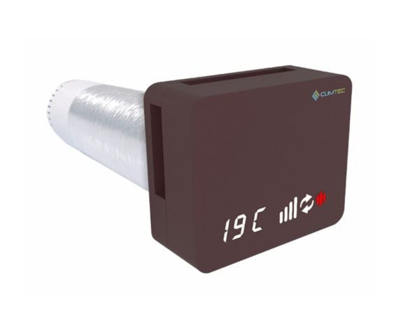 Рекуператор Climtec Optima 125 Standard (Чорно червоний RAL 3007), зображення 4