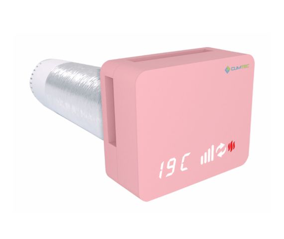 Рекуператор Climtec Optima 100 Standard (Світло рожевий RAL 3015), зображення 4