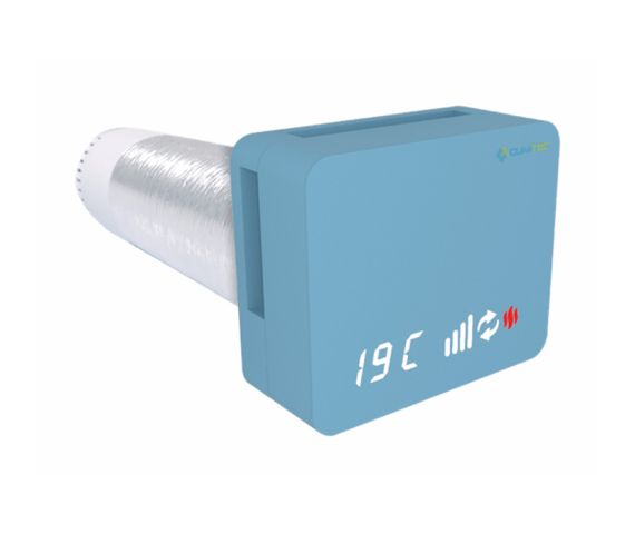 Рекуператор Climtec Optima 125 Standard (Пастельний синій RAL 5024), зображення 4