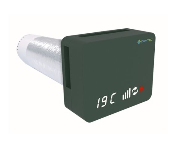 Рекуператор Climtec Optima 200+ Standard (Пихтовый зеленый RAL 6009), зображення 4