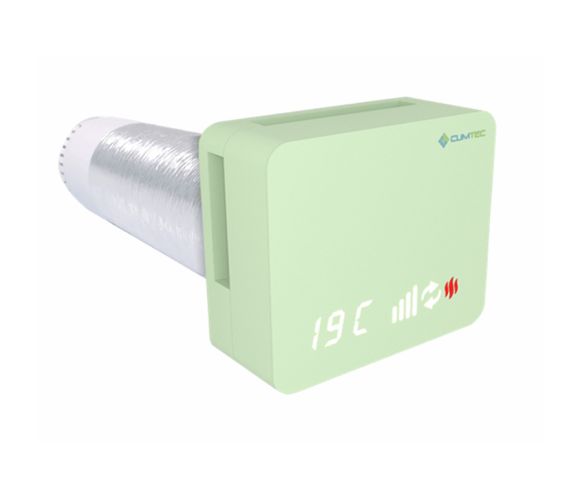 Рекуператор Climtec Optima 125 Standard (Біло зелений RAL 6019), зображення 4