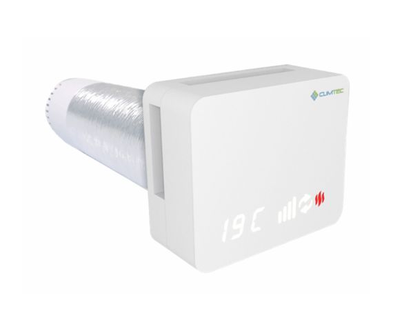 Рекуператор Climtec Optima 125 Standard (Телегрей 4 RAL 7047), зображення 4