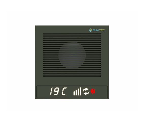 Рекуператор Climtec Quattro 100 Standard (Сіра умбра RAL 7022), зображення 3