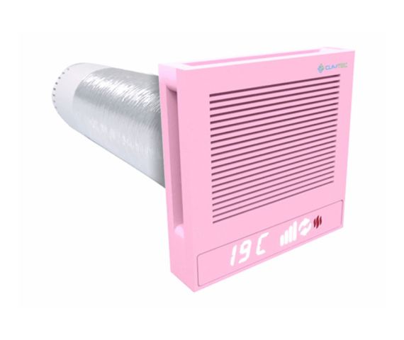 Рекуператор Climtec Quattro 100 Standard (Світло рожевий RAL 3015), зображення 4