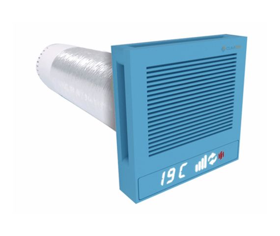 Рекуператор Climtec Quattro 125 Standard (Пастельний синій RAL 5024), зображення 4