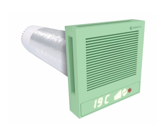 Рекуператор Climtec Quattro 100 Standard (Біло зелений RAL 6019), зображення 4