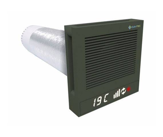 Рекуператор Climtec Quattro 100 Standard (Сіра умбра RAL 7022), зображення 4