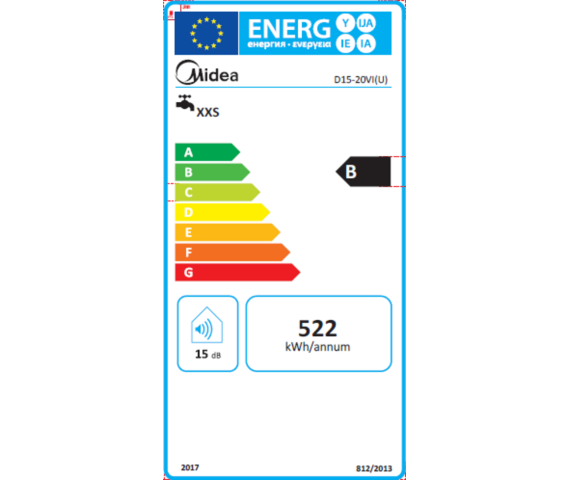 Водонагреватель (бойлер) MIDEA D15-20VI (U), изображение 7