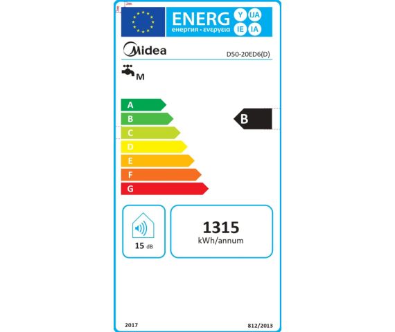Водонагреватель (бойлер) MIDEA PRIME Wi-Fi D50-20ED6 (D), изображение 6