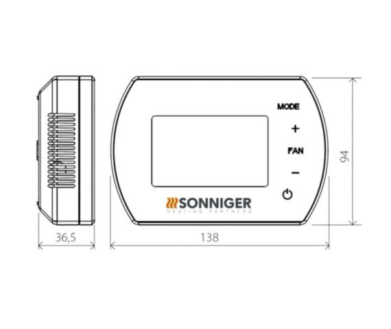 Панель RL 309 EC INTELLIGENT (Wi-Fi) Sonniger для автоматичного регулювання швидкості, зображення 3