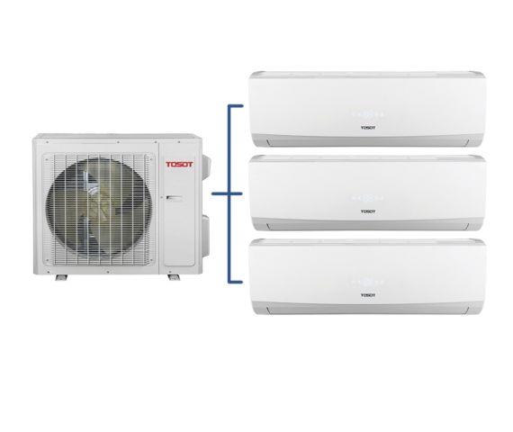 Комплект мульти-спліт система Tosot TM-21U3(O)2 + Smart GS-07DW2(I)*3шт, зображення 3
