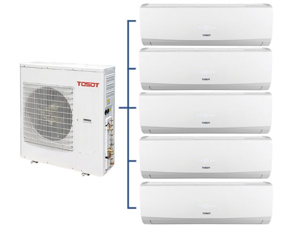 Комплект мульти-спліт система Tosot TM-42U5(O)2 + Smart GS-07DW2(I)*2шт + GS-09DW2(I)*3шт, зображення 3