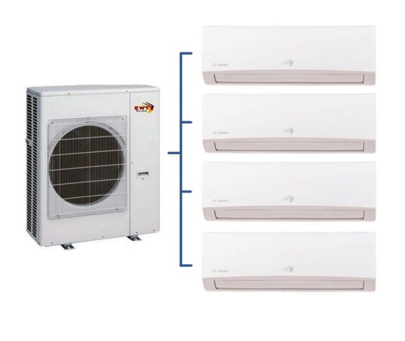 Комплект мульти-спліт система EWT Clima MXZ-4G100GAS-N8 + S-M07GAS-N8 + S-M09GAS-N8 + S-M12GAS-N8*2шт, зображення 3