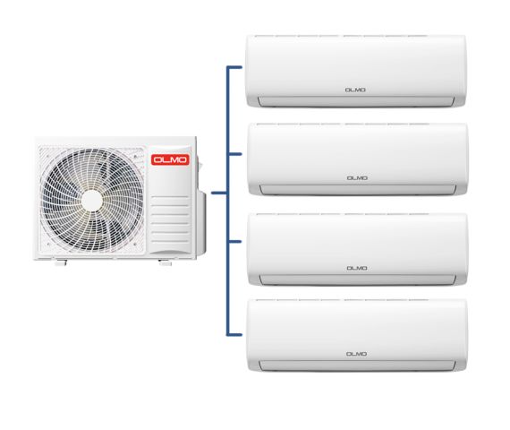 Комплект мульти-спліт система Olmo OMS-36P5E Outdoor unit + Multi Zone Deluxe OMS-07FRH2 (I)*3шт + OMS-09FRH2 (I), зображення 3