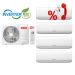 Комплект мульти-спліт система Olmo OMS-36P5E Outdoor unit + Multi Zone Deluxe OMS-07FRH2 (I)*2шт + OMS-12FRH2 (I)*2шт